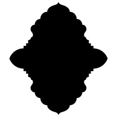 Islamic Label Emblem Shape Glyph Pictogram symbol visual illustration
