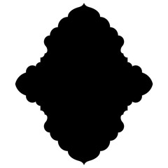 Islamic Label Emblem Shape Glyph Pictogram symbol visual illustration