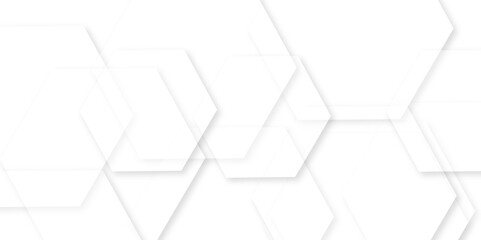 Abstract white background with hexagon and hexagonal background. Luxury white pattern with hexagons. abstract 3d hexagonal background with shadow. 3D futuristic abstract honeycomb mosaic background.