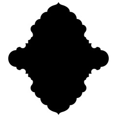 Islamic Label Emblem Shape Glyph Pictogram symbol visual illustration
