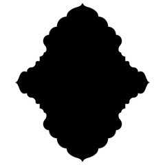 Islamic Label Emblem Shape Glyph Pictogram symbol visual illustration