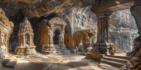 Cavernous Civilization: Delving into the Depths of an Ancient City Encased in Rock