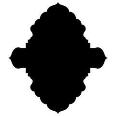 Islamic Label Emblem Shape Glyph Pictogram symbol visual illustration