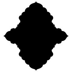 Islamic Label Emblem Shape Glyph Pictogram symbol visual illustration