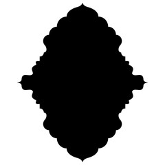 Islamic Label Emblem Shape Glyph Pictogram symbol visual illustration