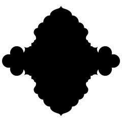 Islamic Label Emblem Shape Glyph Pictogram symbol visual illustration