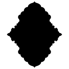 Islamic Label Emblem Shape Glyph Pictogram symbol visual illustration