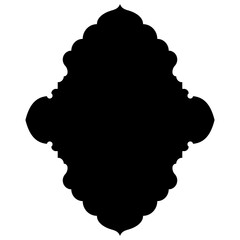 Islamic Label Emblem Shape Glyph Pictogram symbol visual illustration