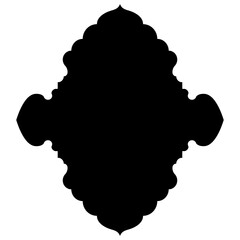 Islamic Label Emblem Shape Glyph Pictogram symbol visual illustration