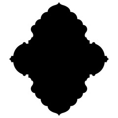 Islamic Label Emblem Shape Glyph Pictogram symbol visual illustration