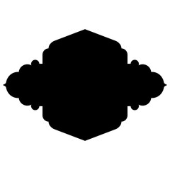Islamic Label Emblem Shape Glyph Pictogram symbol visual illustration