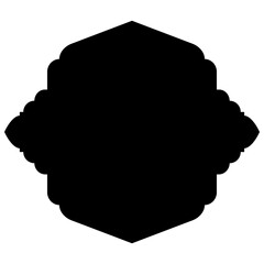 Islamic Label Emblem Shape Glyph Pictogram symbol visual illustration