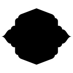 Islamic Label Emblem Shape Glyph Pictogram symbol visual illustration