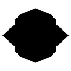 Islamic Label Emblem Shape Glyph Pictogram symbol visual illustration