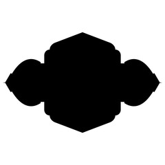 Islamic Label Emblem Shape Glyph Pictogram symbol visual illustration