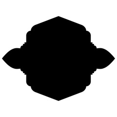 Islamic Label Emblem Shape Glyph Pictogram symbol visual illustration