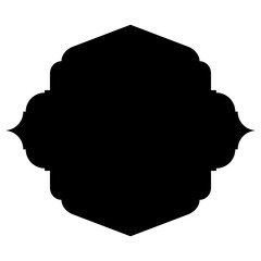 Islamic Label Emblem Shape Glyph Pictogram symbol visual illustration