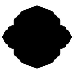 Islamic Label Emblem Shape Glyph Pictogram symbol visual illustration