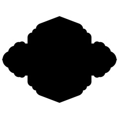 Islamic Label Emblem Shape Glyph Pictogram symbol visual illustration