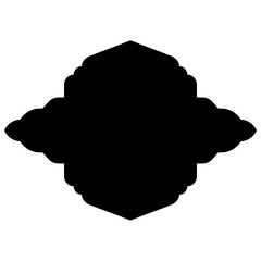 Islamic Label Emblem Shape Glyph Pictogram symbol visual illustration