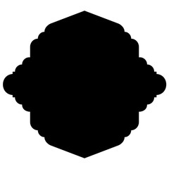 Islamic Label Emblem Shape Glyph Pictogram symbol visual illustration