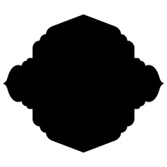 Islamic Label Emblem Shape Glyph Pictogram symbol visual illustration