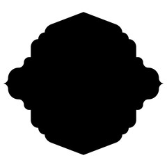 Islamic Label Emblem Shape Glyph Pictogram symbol visual illustration