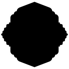 Islamic Label Emblem Shape Glyph Pictogram symbol visual illustration