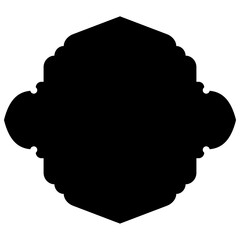 Islamic Label Emblem Shape Glyph Pictogram symbol visual illustration