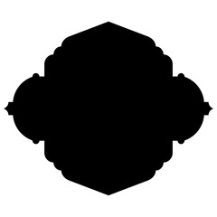 Islamic Label Emblem Shape Glyph Pictogram symbol visual illustration