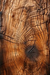 b'A wooden texture with cracks and a dark spot in the center'