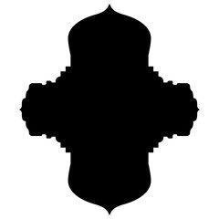 Islamic Label Emblem Shape Glyph Pictogram symbol visual illustration