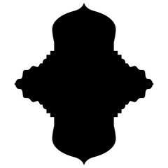 Islamic Label Emblem Shape Glyph Pictogram symbol visual illustration