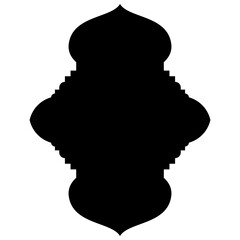 Islamic Label Emblem Shape Glyph Pictogram symbol visual illustration