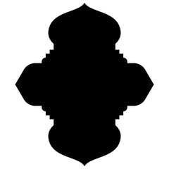 Islamic Label Emblem Shape Glyph Pictogram symbol visual illustration