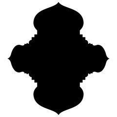 Islamic Label Emblem Shape Glyph Pictogram symbol visual illustration