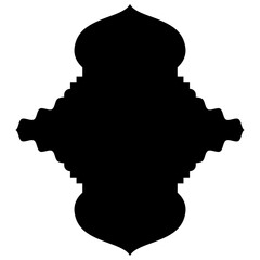Islamic Label Emblem Shape Glyph Pictogram symbol visual illustration