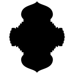 Islamic Label Emblem Shape Glyph Pictogram symbol visual illustration