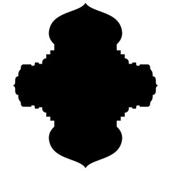 Islamic Label Emblem Shape Glyph Pictogram symbol visual illustration