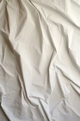 Obraz premium b'White wrinkled fabric texture background'