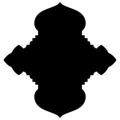 Islamic Label Emblem Shape Glyph Pictogram symbol visual illustration