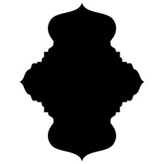 Islamic Label Emblem Shape Glyph Pictogram symbol visual illustration