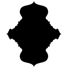 Islamic Label Emblem Shape Glyph Pictogram symbol visual illustration