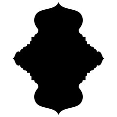 Islamic Label Emblem Shape Glyph Pictogram symbol visual illustration Timeless Pictogram Symbols: Traditional Turkish, Iranian, and Arabic Design for Ramadan & Eid Emblems