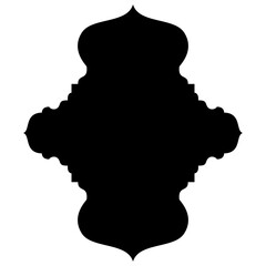 Islamic Label Emblem Shape Glyph Pictogram symbol visual illustration Timeless Pictogram Symbols: Traditional Turkish, Iranian, and Arabic Design for Ramadan & Eid Emblems