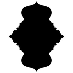 Islamic Label Emblem Shape Glyph Pictogram symbol visual illustration