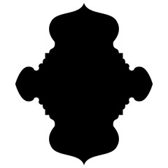 Islamic Label Emblem Shape Glyph Pictogram symbol visual illustration