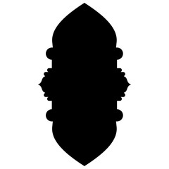 Islamic Label Emblem Shape Glyph Pictogram symbol visual illustration