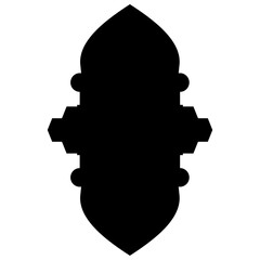 Islamic Label Emblem Shape Glyph Pictogram symbol visual illustration