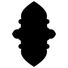Islamic Label Emblem Shape Glyph Pictogram symbol visual illustration